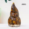 Pedrinhas de Cristal Natural Goma Goblin Elfo Artesanato em Resina Boneco Sem Rosto de Natal Enfeites de Anão