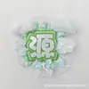Chen Yiheng Mini Ventilador Etiqueta de Nombre Colgante de Mochila Terminado Fan de Celebridad Graffiti Artículo para Fan Colgante para Fan de Concierto