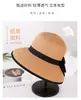 Sombrero de Pescador Calado Estilo Francés Protección Solar Transfronteriza Personalizado para Mujer, Sombrero de Paja Hecho a Mano con Lazos Calados de Verano, Venta Directa de Fábrica