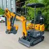 Exportando a Filipinas: Mini excavadora HT15P, una excavadora pequeña sobre orugas para construcción doméstica y uso general