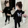 Blusas de algodón puro para niñas, nuevo estilo otoño 2026, camiseta interior básica para niñas, camiseta de manga larga para niñas mayores, primavera y otoño