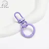 Mosquetão Colorido com Fivela Porta-Chaves Pingente Pequeno Argola Colorida Fivela de Argola Acessórios para Joias DIY