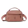 Bolsa de Nylon Jielanshi 2025 Nova Cor Macaron, Fashion, Simples, Versátil e Leve para Celular