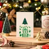 Plantillas de pintura hueca para decoración navideña europea y americana, plantillas de calco, garabato y decoración para manualidades infantiles