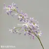 Flor de simulación rama alta Lycoris radiata flor de línea material floral arreglo floral destacado hilera de flores base Lirio de los valles Flor artificial boda mayoreo