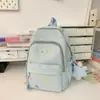 Nueva Mochila Cruzada de Doble Hombro para Escuela Secundaria y Preparatoria para Niñas Viaje Gran Capacidad Ligera Alto Valor Estético Mochila Niche de Instagram