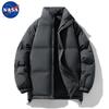Marca NASA marca de marea preferida amantes invierno acolchado de algodón acolchado cálido chamarra abrigo color sólido chamarra acolchada de algodón ropa superior