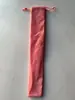 Bolsa de terciopelo con cordón para soplador eléctrico, baquetas, flauta dulce, almacenamiento de armónica, bolsa protectora a prueba de polvo, bolsa larga con cordón