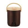 Barril de Acero Inoxidable para Té de Leche Barril Aislado de Doble Capa Barril de Gran Capacidad para Tienda de Té de Leche Barril de Plástico para Jugo Leche de Soya Bebida Barril para Té de Hierbas
