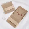Nueva Bolsa Simple de Felpa de Doble Cara con Tapa abatible para Guardar Aretes y Collares, Bolsa de Terciopelo Antiarañazos para Joyería