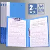 Carpeta Transparente A4 con Clip de Palanca Gran Capacidad Clip de Palanca Especial para Estudiantes Papelería Clip para Hojas Sueltas Engrosado