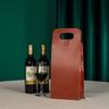 Saco de presente de vinho tinto duplo embalagem de vinho tinto caixa de presente saco de couro caixa de vinho único fabricantes de atacado