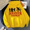 Moletom com Capuz Estampado Stranger Things Blusa com Forro de Lã Moletom com Capuz Comércio Transfronteiriço
