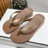 Chanclas de Tacón Alto de Color Sólido Simples Sandalias de Playa Antideslizantes de Verano para Mujer Chanclas de Moda con Cuña de Suela Gruesa
