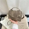 Bolso Pequeño Cuadrado de Mezclilla de Moda para Mujer 2026 Nuevo Bolso de Hombro Único Bolso Sencillo para el Trabajo Bolsos Transfronterizos para Mujer