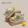 Outono Novo Sapatos de Bebê, Sapatos Infantis, Sapatos Esportivos de Couro Respiráveis para Meninos e Meninas, Sapatos Forrest Gump de Estilo Coreano para Meninas 1-3 Anos