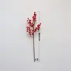 Fruta Vermelha Fruta da Fortuna Decoração de Flores Artificiais Decoração de Flores Falsas Sala de Estar Flor Decorativa Azevinho Sala de Estar Mesa de Jantar Arte de Flores Tradicional Vermelho