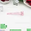 Clip de tiburón de color gelatina de laca brillante de 4 cm, clip ovalado regordete, clip para flequillo, materiales y accesorios para accesorios para el cabello hechos a mano DIY