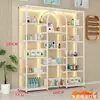 Armário expositor de cosméticos de prateleira, expositor, armário de produtos para salão de beleza e unhas de luxo leve, armário expositor, prateleira de armazenamento, multifuncional