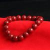 Pulsera de Cinabrio Zijin Cuentas Redondas Grabadas Pulsera Proverbios de Seis Caracteres Pulsera Roja Año de la Vida Esta Vida Bienestar Cinabrio Especificaciones Completas