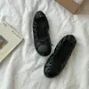 Zapatos de Salón de Boca Baja con Lazo Estilo Dulce para Niñas y Mujeres 2026 Verano Nuevos Diarios Estilo Ballet Suela Suave Zapatos de Tacón Oculto