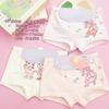 Ropa interior de algodón transpirable linda para niñas, cómoda para estudiantes, calzoncillos tipo bóxer sin costuras de dibujos animados, calzoncillos tipo bóxer estampados para niñas, venta al por mayor