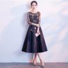 Vestido de Noche Azul para Mujer Sensación de Alta Gama Elegante Banquete Lujo Ligero Nicho Alta Gama Vestido de Brindis para Banquete de Boda de Madre