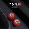 Novo Ping an Fruta Maçã Fruta Simulada Enfeite de Carro Fofo Console Central Tela do Carro Decoração de Natal