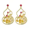 Joyería Joyería Pendientes Nuevo Color Dorado Color Calabaza Tesoro Estilo Retro Versátil Gama Alta Para Mujer Al Por Mayor
