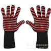 Guantes de Silicona de Doble Capa Resistentes a Altas Temperaturas (500-800 Grados) para Barbacoa, Guantes Aislantes del Calor para Horno de Aramida Retardantes de Llama