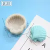 Moldes de Chocolate Oceánicos, Varios Tipos de Sirena, Estrella de Mar, Conchas, Caracola, Cola de Pez Moldes de Silicona para Fondant para Decoración de Pasteles