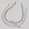 Suministro Directo de Fábrica 4-5mm Escalonado Tres-Siete Agujero Perlas de Arroz Perla de Agua Dulce Natural Perlas de Pétalo Collar Producto Semi-Terminado