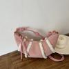 Otoño e Invierno Transfronterizo Maillard Vintage Esmerilado Bolso Pequeño para Mujer 2024 Nueva Llegada Cuernos Todo Combinable Bandolera Bolso Dumpling