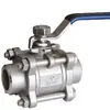 Válvula de Bola Soldada de Tres Piezas de Acero Inoxidable Q61F-16P Válvula de Bola Soldada a Tope Válvula de Bola Soldada de Tres Piezas Dn100