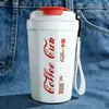 Nova Caneca de Café Octogonal de Alto Acabamento em Aço Inoxidável 304 com Alça Portátil, Copo Térmico para Carro, Copo de Água, Venda por Atacado em Estoque