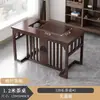 Conjunto de mesa de chá e cadeiras para varanda estilo chinês novo simples conjunto completo escritório sala de estar mesa de chá pequena simples chaleira integrada e mesa de chá