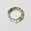 Populares Pulseras Apilables con Cuentas de Candado de Paz de Estilo Chino Nuevo con Diseño de Mariposa de Nicho Estilo Antiguo Pulseras de Puesto de Mercado Nocturno