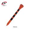 Ventas Directas del Fabricante Bolixi Tee de Golf Transfronterizo Rayas de Cebra Tee de Madera 70 83mm Cuatro Colores Disponibles