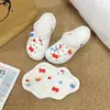 Moda Nuevo Dibujo Animado Papas Fritas Gato Kt Lindo Versátil Resina Accesorios DIY Hebilla para Zapato Clog Hebilla de Zapato Desmontable