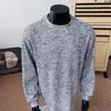 Nueva sudadera con capucha de punto para otoño e invierno, nueva para otoño e invierno de comercio exterior, versátil unisex, cuello redondo, holgada, manga larga, top 2026