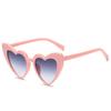 Nuevas gafas de sol transfronterizas europeas y americanas para mujer, gafas de sol de moda con forma de corazón, gafas de sol modernas con forma de corazón de melocotón.