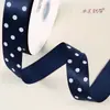 Em Estoque Fita de Bolinhas Grandes 38mm para Roupas e Acessórios de Cabelo DIY, Fita de Cetim com Bolas Redondas Grandes, Fita Estampada, Fita de Poliéster