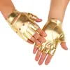 Guantes de Medio Dedo para Baile Estilo Coreano para Hombre Rendimiento Hip-Hop Club Nocturno Bar Guantes Personalizados de Medio Dedo para Motocicleta Estilo Verano