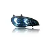 Adequado para Montagem de Farol Bmw X5 07-13 E70 Modificado Novo X5Luz Diurna LED Direção Lente Dupla