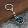 Accesorios Nuevos Transfronterizos Llavero de las Doce Constelaciones Llavero de Piedra del Tiempo Colgante de Bolso de Moda Regalo