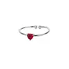 Anillo de Acero Inoxidable Colorido con Circonita Estilo Ins Lujo Accesible Simple Anillo de Piedra Natal de Diciembre Lindo Pequeño Fresco para Mujer
