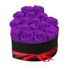 Flor Preservada Flor Real Cubeta Abrazo en Forma de Corazón Terminada Regalo de San Valentín Navidad Compromiso Regalo Romántico de Alta Gama