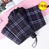 Guarda-chuva Xadrez de Dez Varetas para Homens e Mulheres, Guarda-chuva Dobrável Grande para Casa, Guarda-chuva para Duas Pessoas, Venda Direta da Fábrica, Venda por Atacado de Guarda-chuvas para Presente