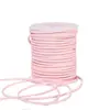 Cinta de gamuza de terciopelo coreano extra dulce con cordón para empaque de regalo de pastel, cinta tejida, cordón de gamuza