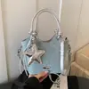 Bolso Exquisito de Gran Capacidad Transfronterizo 2026 Nuevo Bolso de Hombro Bajo el Brazo para Mujer Bolso Cruzado Tipo Cubo para Viajes